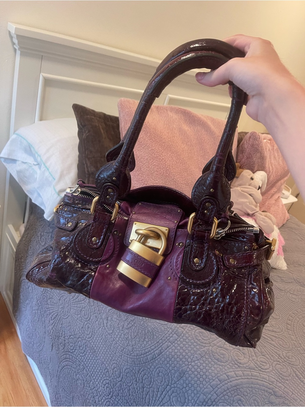 RARE Chloe 2008 Purple Paddington